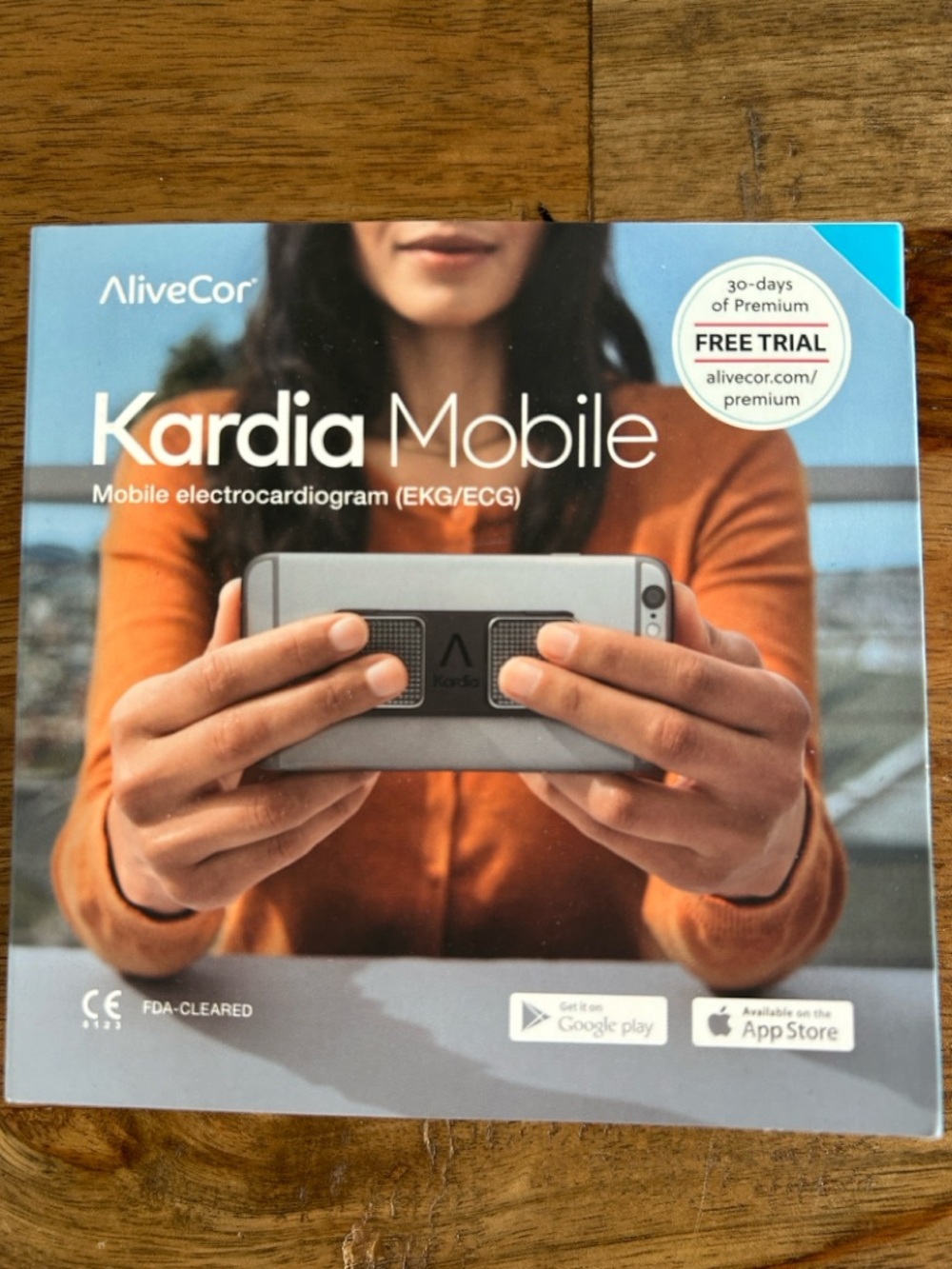 New, AliveCor Kardia Mobile Wireless Personal EKG Monitor